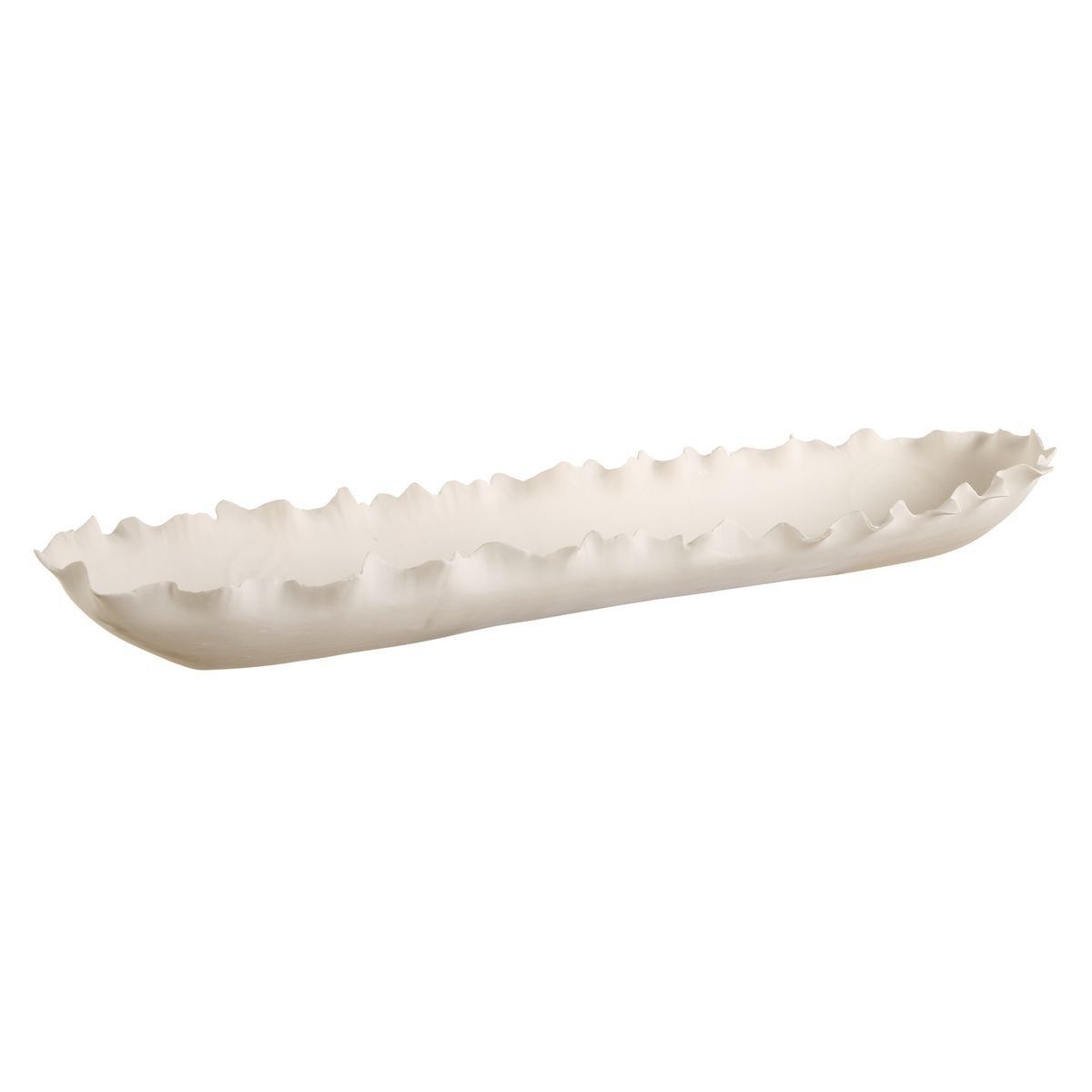 Ripple Crest Bowl - White