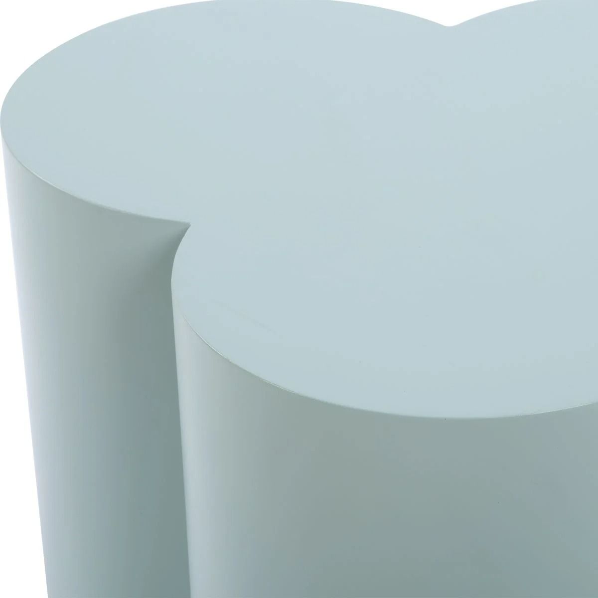 Beven Outdoor Light Blue Accent Table