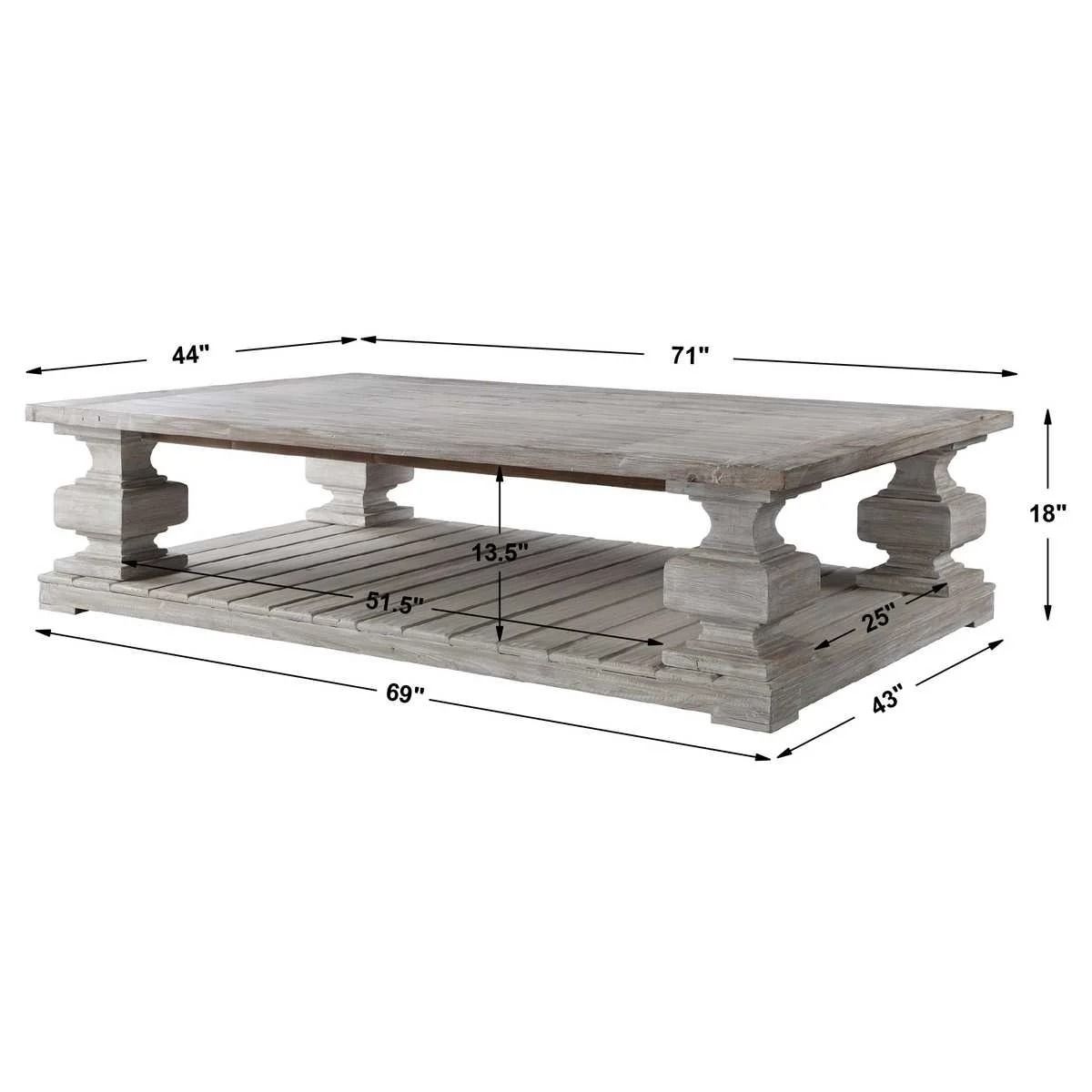 Black Label Baldrick Coffee Table, White