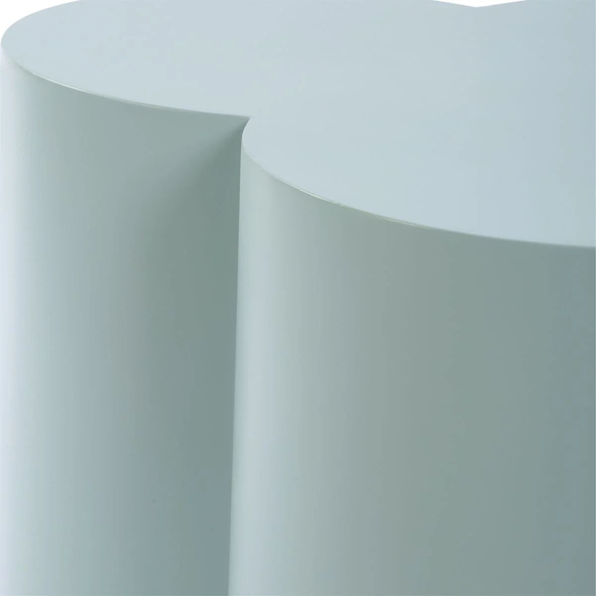 Beven Outdoor Light Blue Accent Table