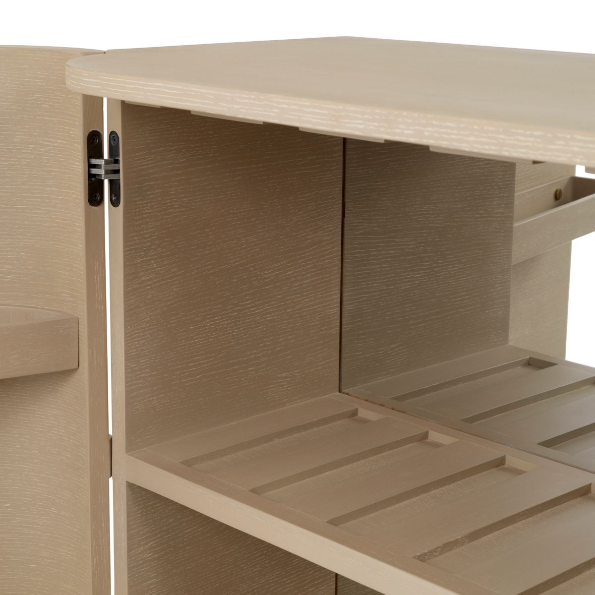 Cabana Bar Cabinet - Washed Oak