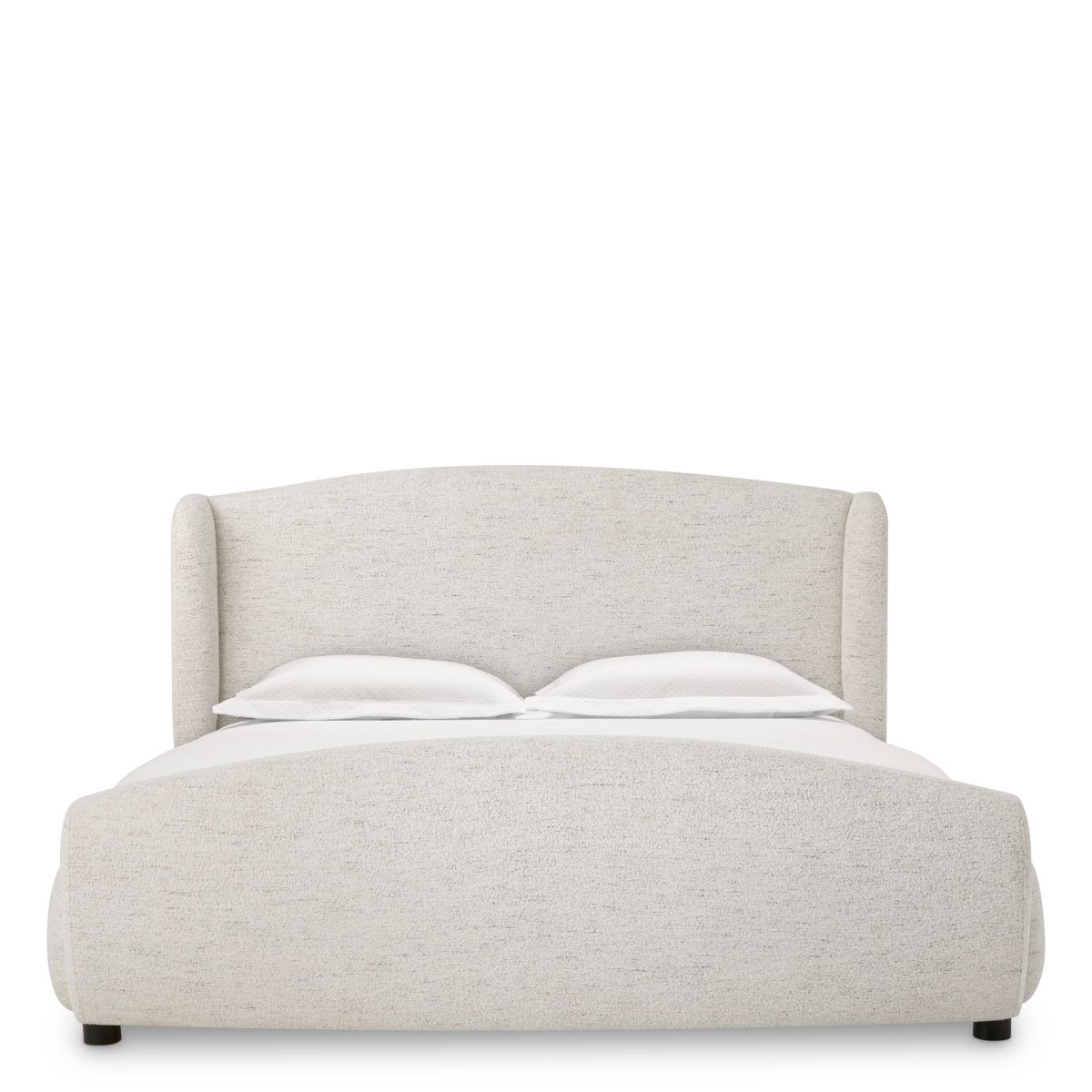 Mellory Bed Frame - Seashell Off-White