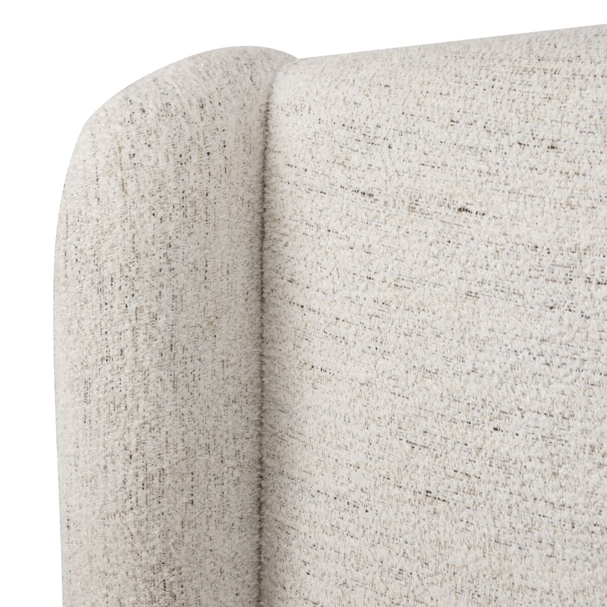 Mellory Bed Frame - Seashell Off-White
