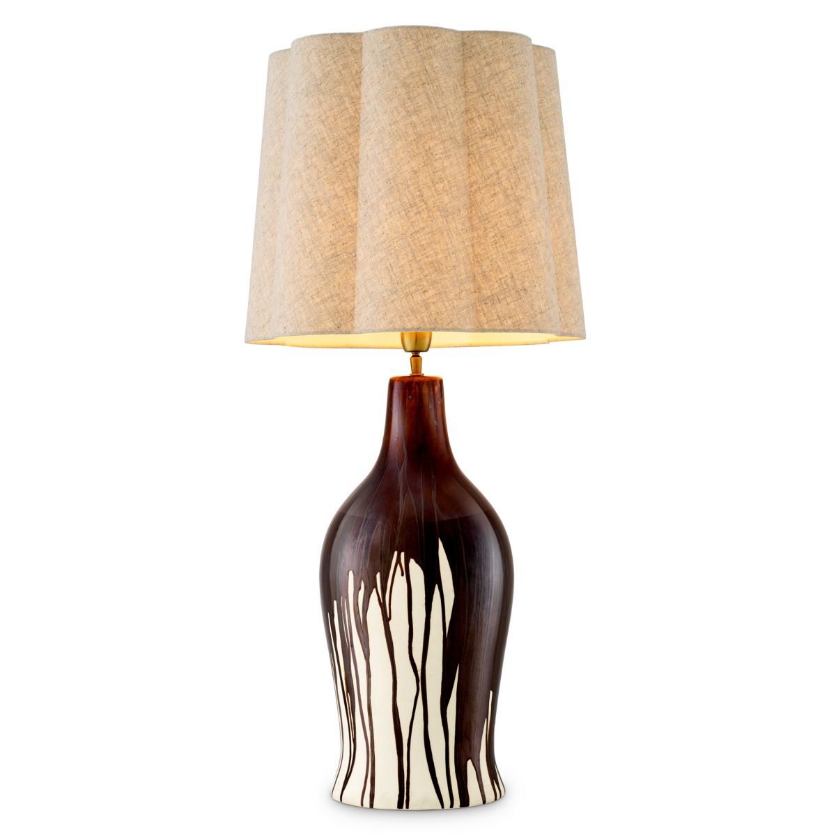 Beatriz Table Lamp - Brown