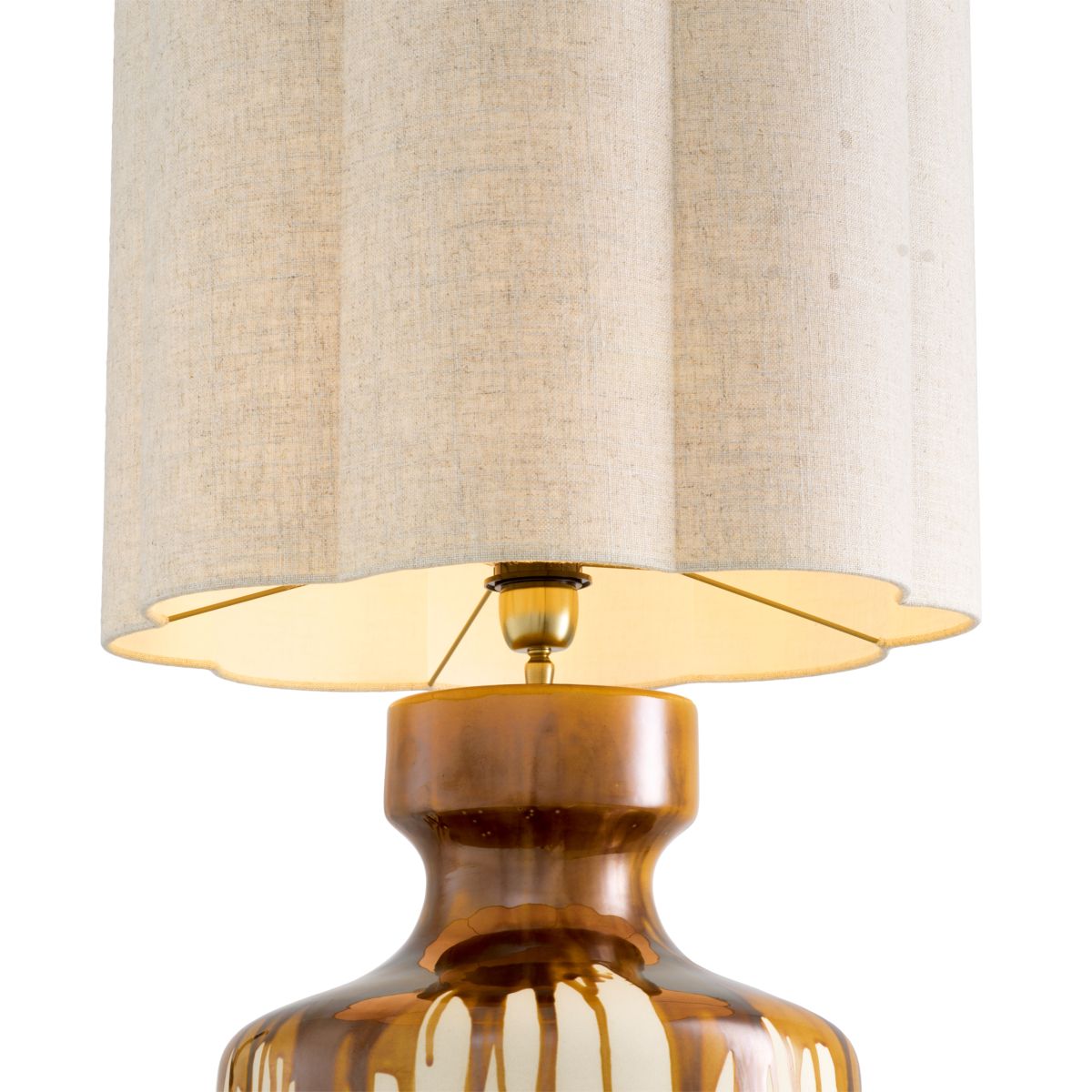 Lorena Table Lamp - Brown