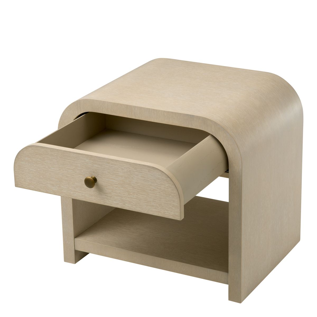 Rhodes Nightstand - Washed Oak