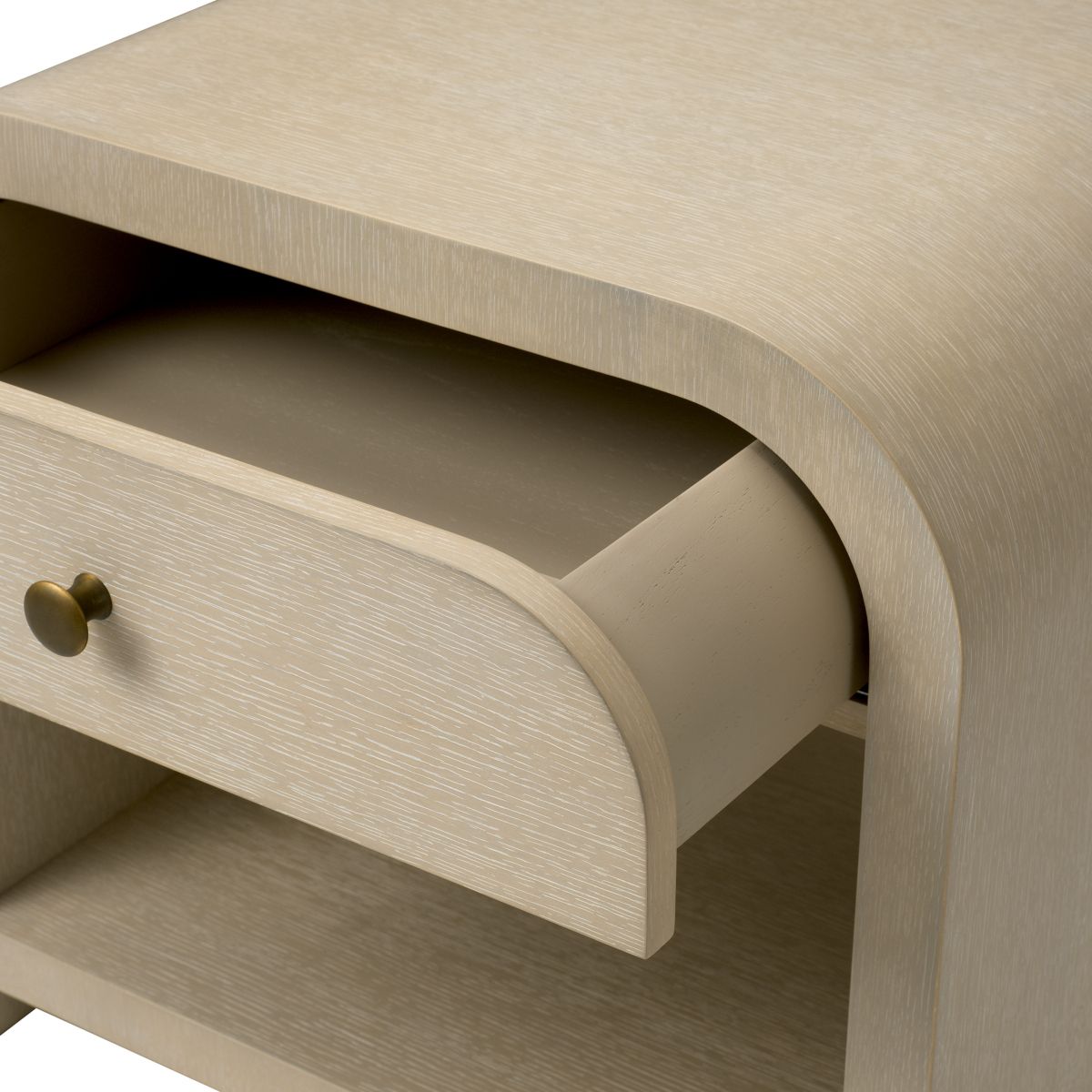 Rhodes Nightstand - Washed Oak