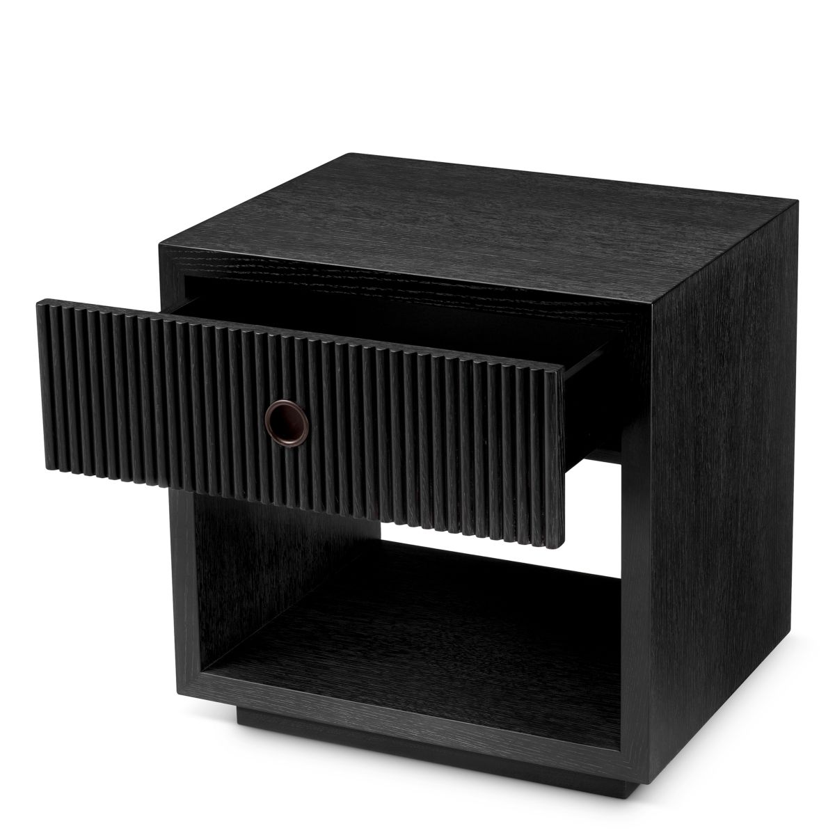 Dimitrios Nightstand - Charcoal Oak