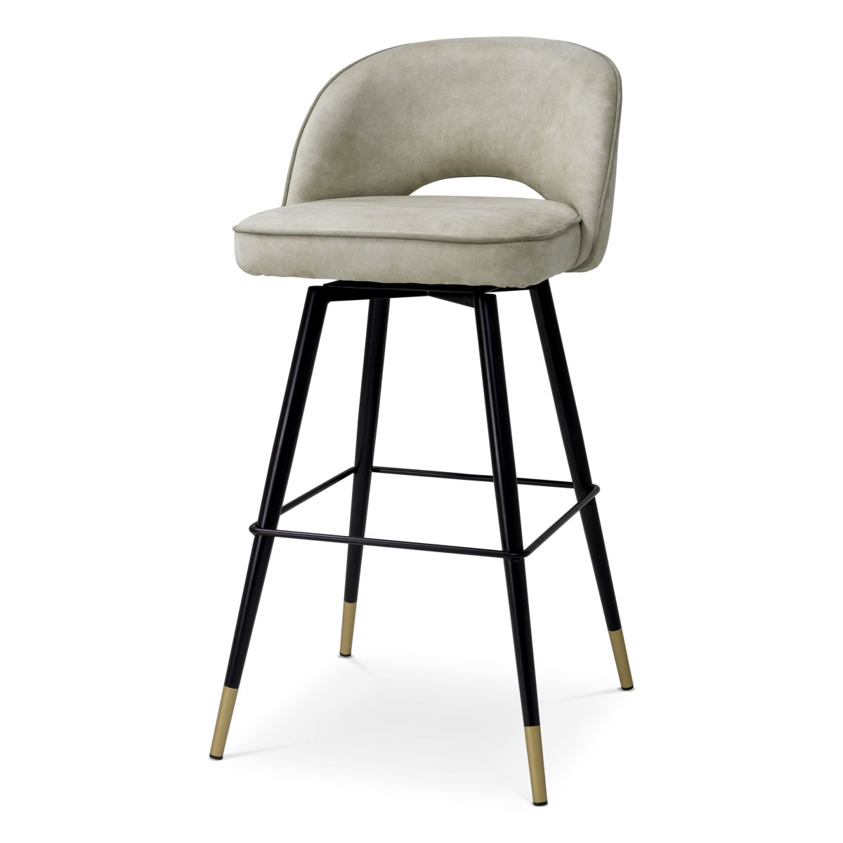 Cliff Bar Stool - Set of 2 - Mayer Silver