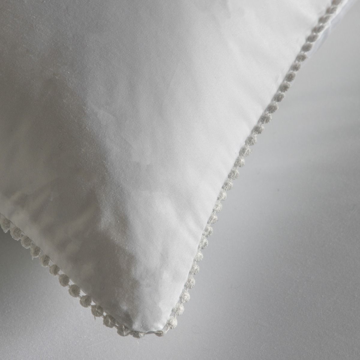 Lace Trim Duvet Set - White