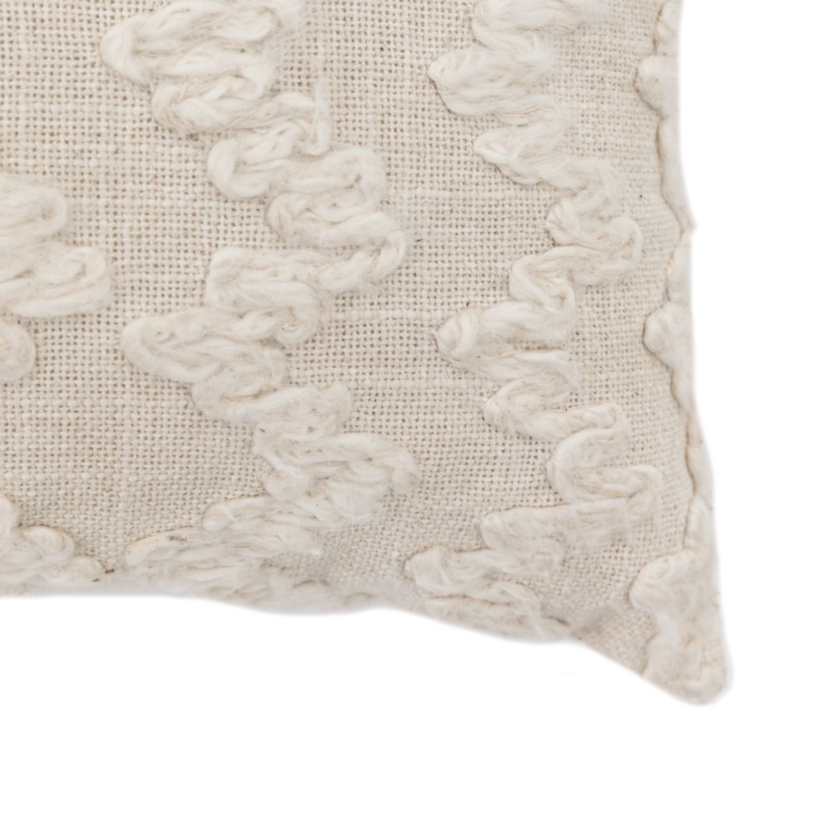 Hand crafted draught excluder cushion