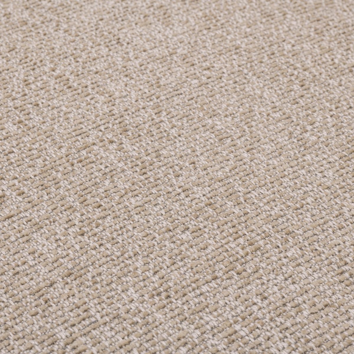 A sumptuous sofa with a luxury beige upholstery