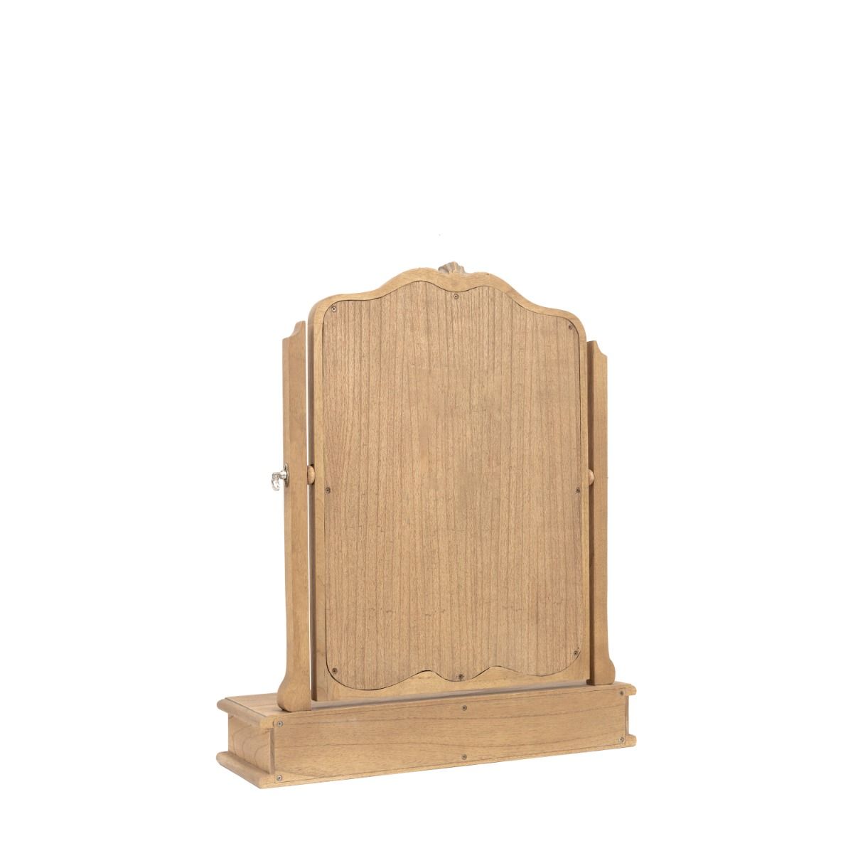 French-style wooden dressing table mirror