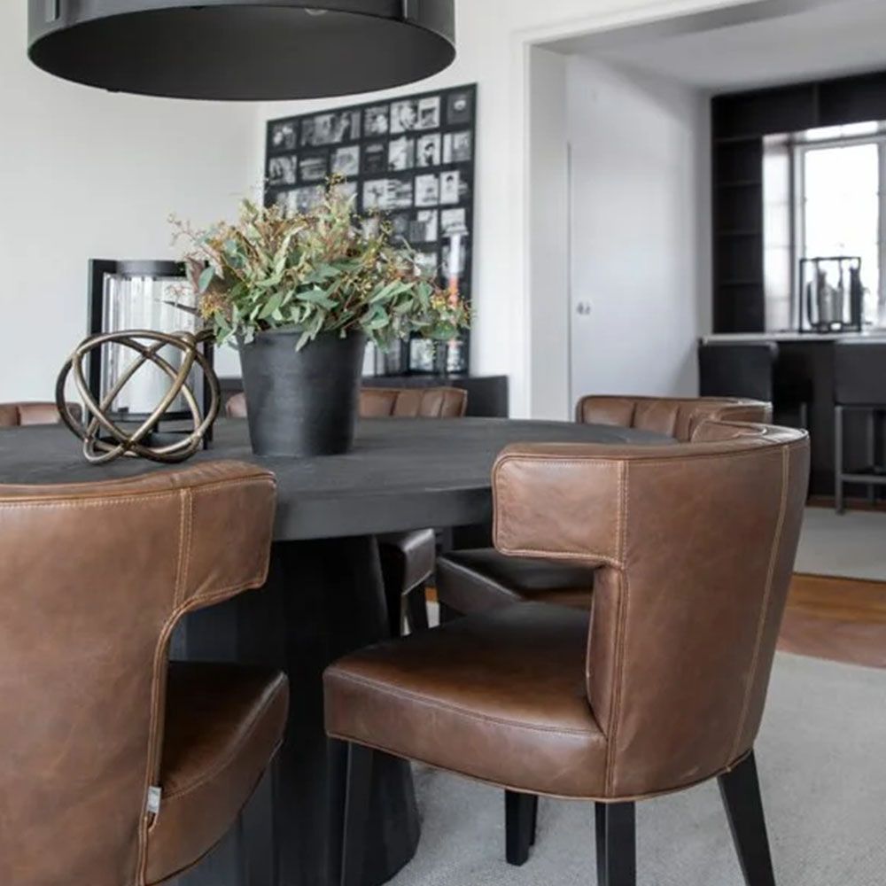 Josh Dining Table - Matte Black - L