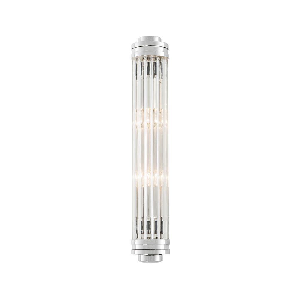 An Art-Deco inspired nickel wall lamp by Eichholtz 