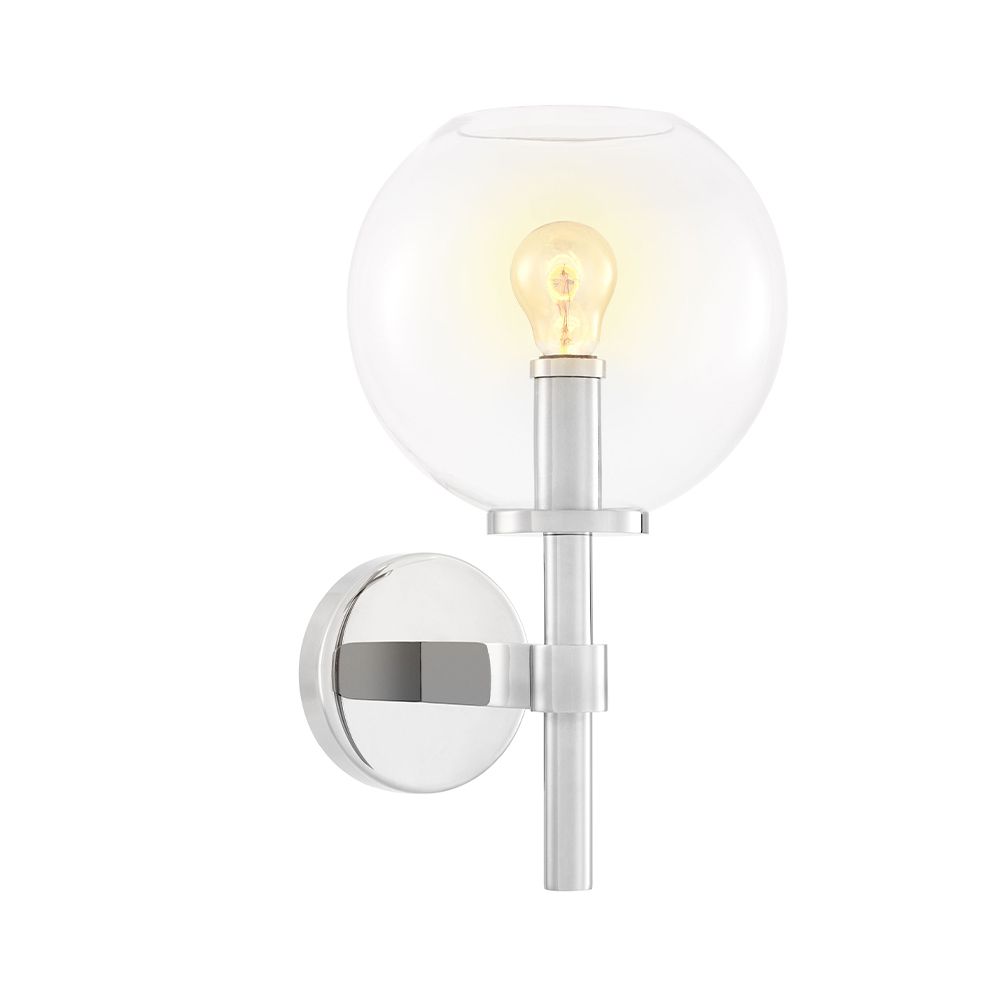 Eichholtz nickel finish wall lamp
