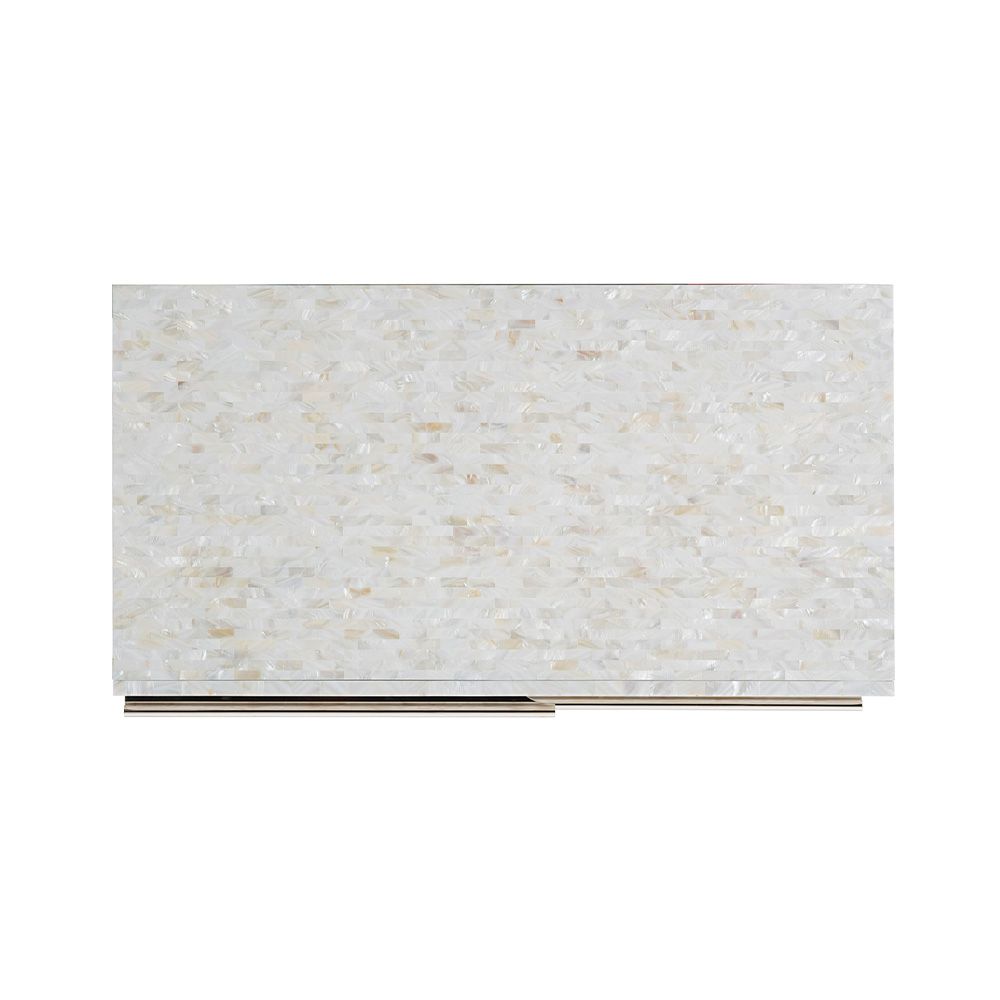 A beautiful white lacquered case from Bernhardt