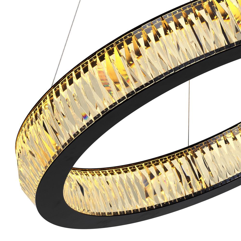 Ex-Display Vancouver Chandelier - Black - Large