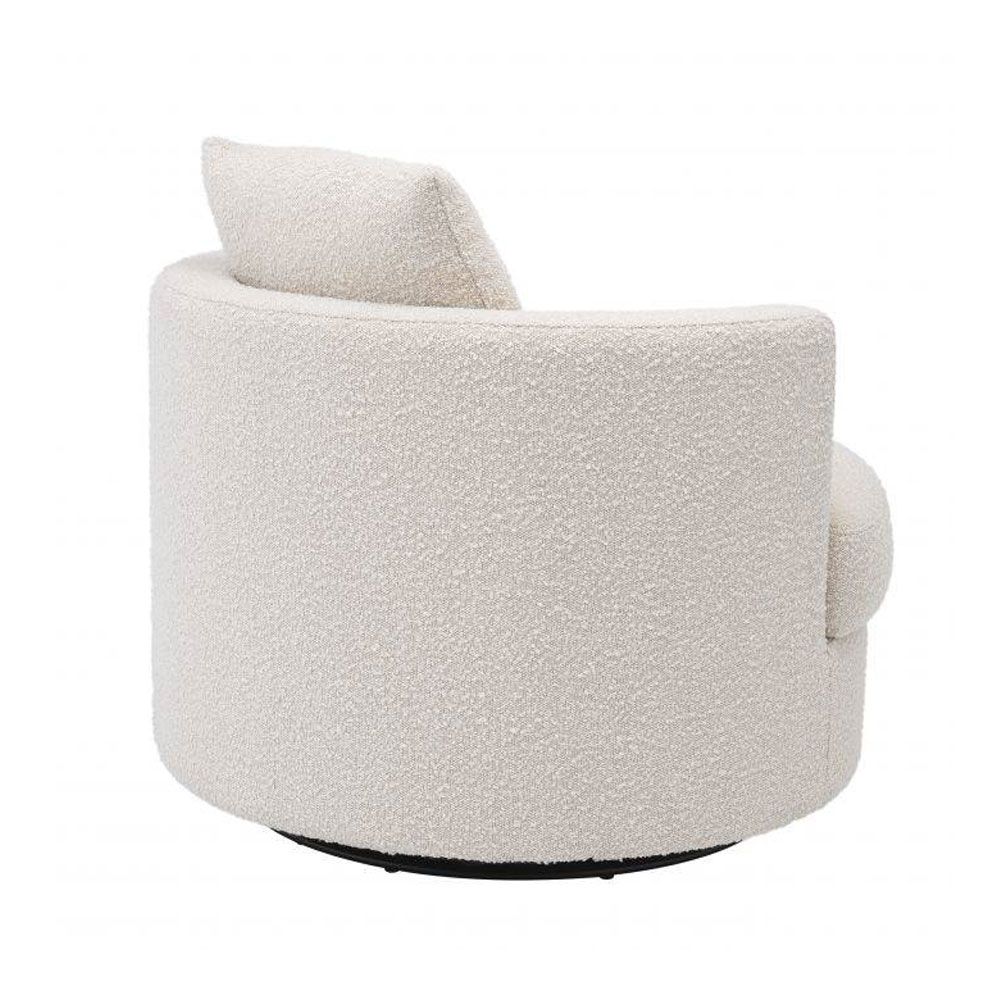 Cream swivel discount accent chair