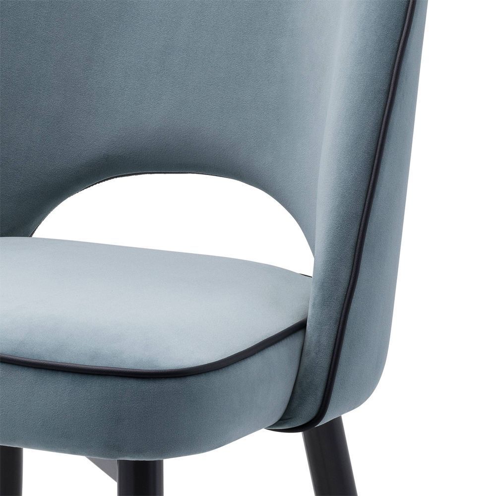 EICHHOLTZ CLIFF DINING CHAIR-Blue-Set of 2