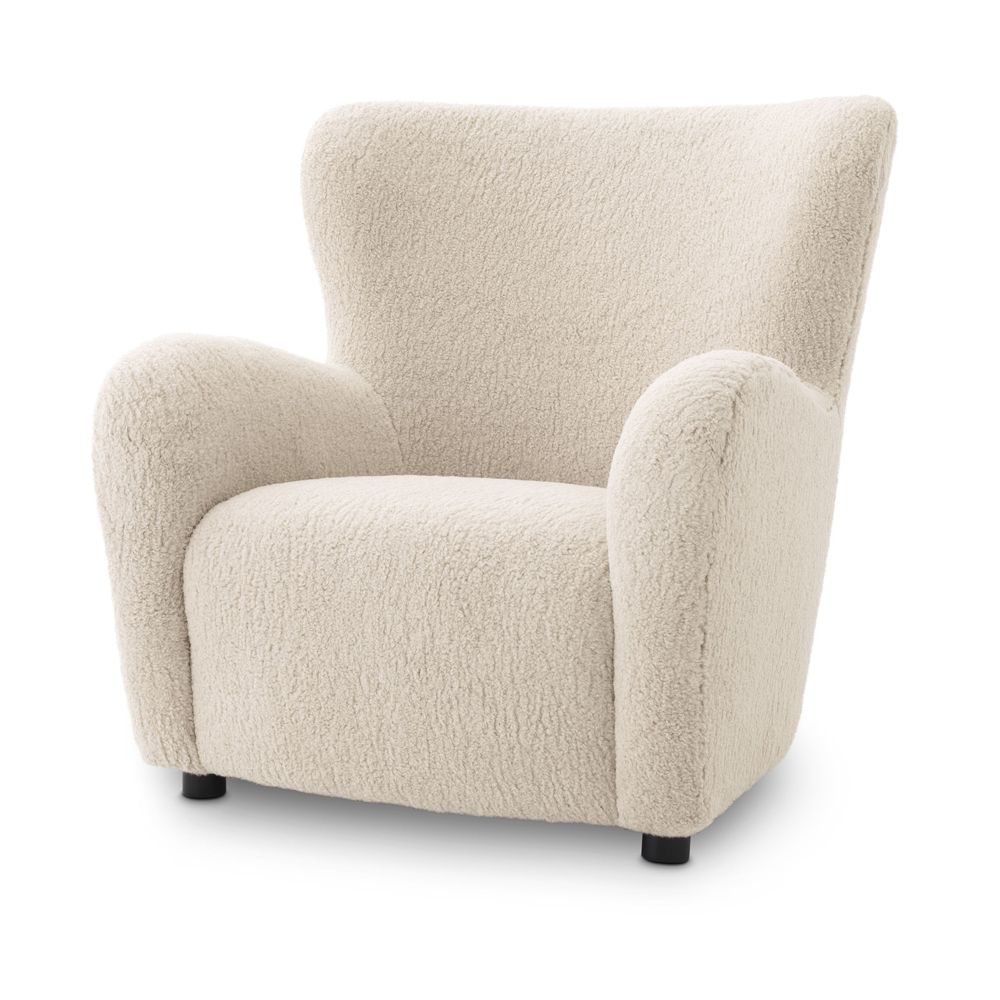 Cream fluffy deals chair
