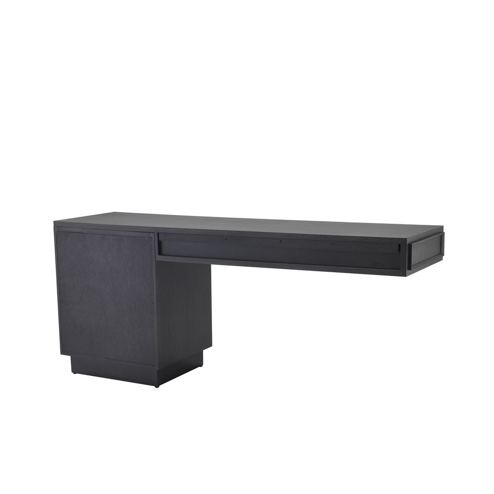 Grey on sale floating desk