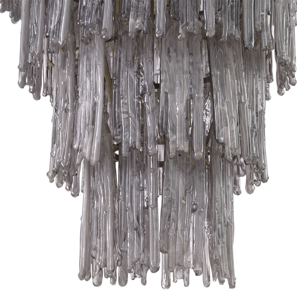 Luxurious Eichholtz tapered ceiling pendant with brass finish