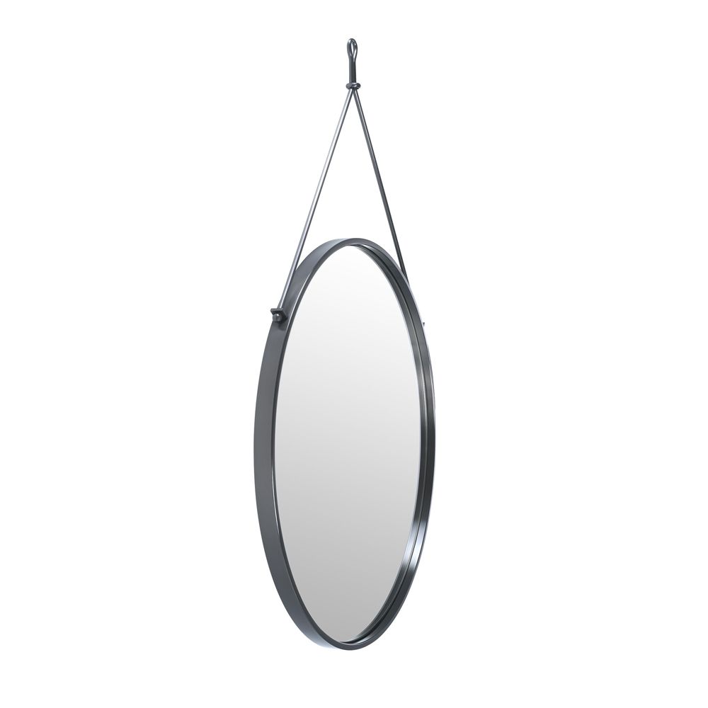 Vintage style bronze finish hanging wall mirror by Eichholtz 