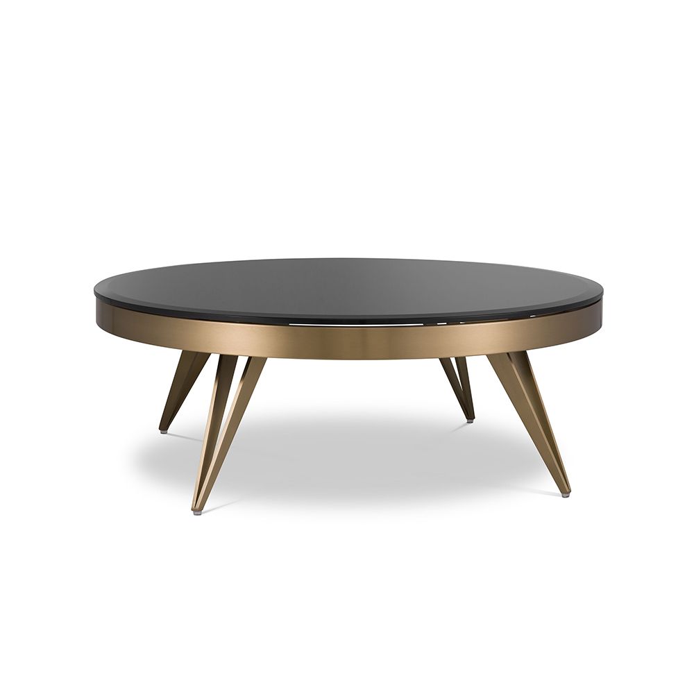 Black and brass coffee table hotsell