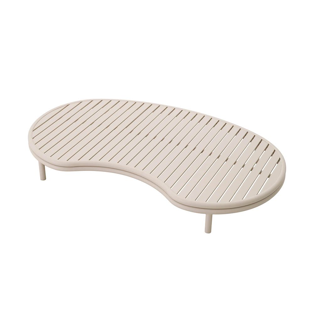 Elegant organic shaped outdoor coffee table 