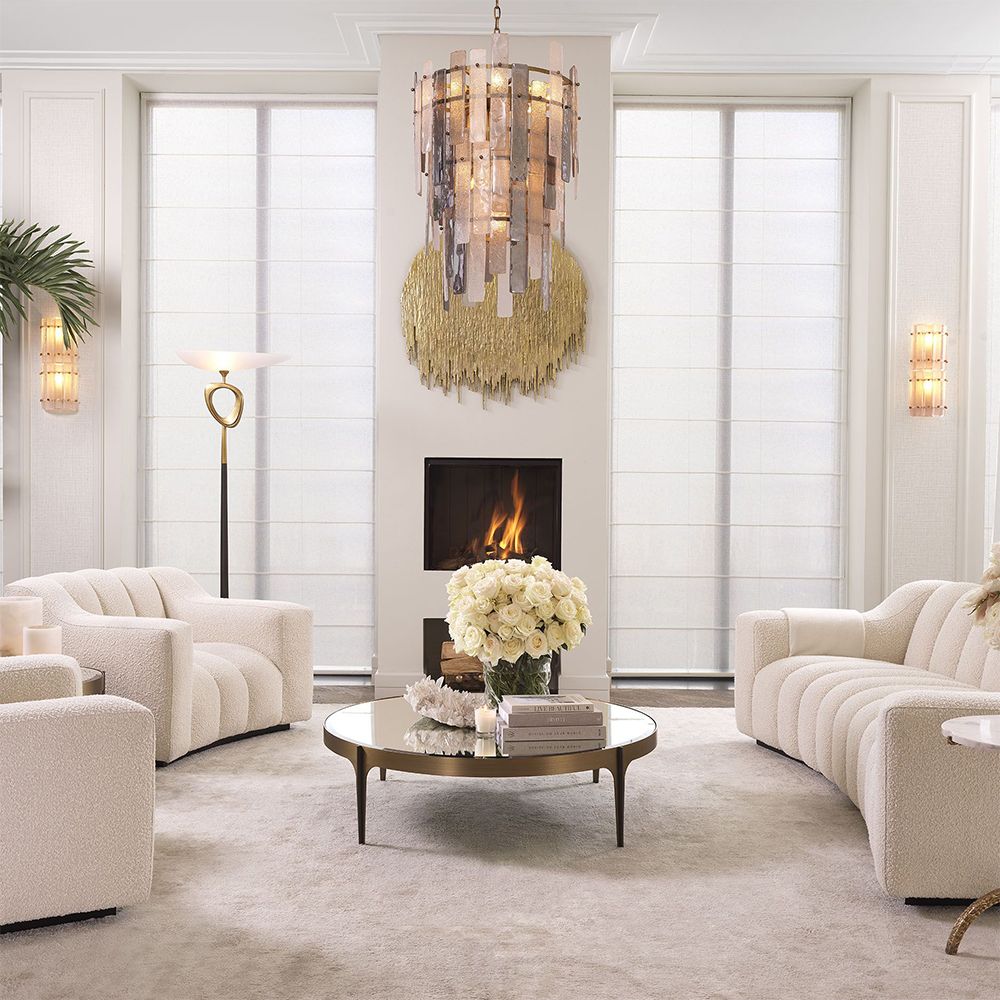 Brushed brass hotsell coffee table