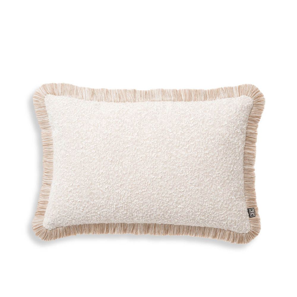 Eichholtz Nami Rectangle Cushion Boucle Cream Eichholtz Accessories Sweetpea Willow
