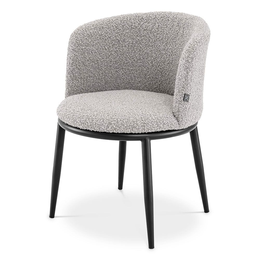 Filmore Dining Chair - Set of 2 - Boucle Grey