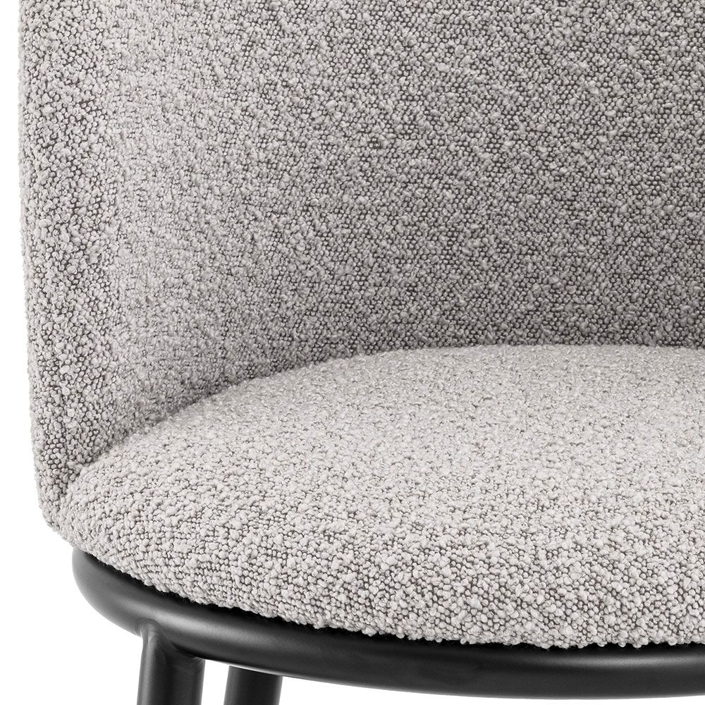 Filmore Dining Chair - Set of 2 - Boucle Grey