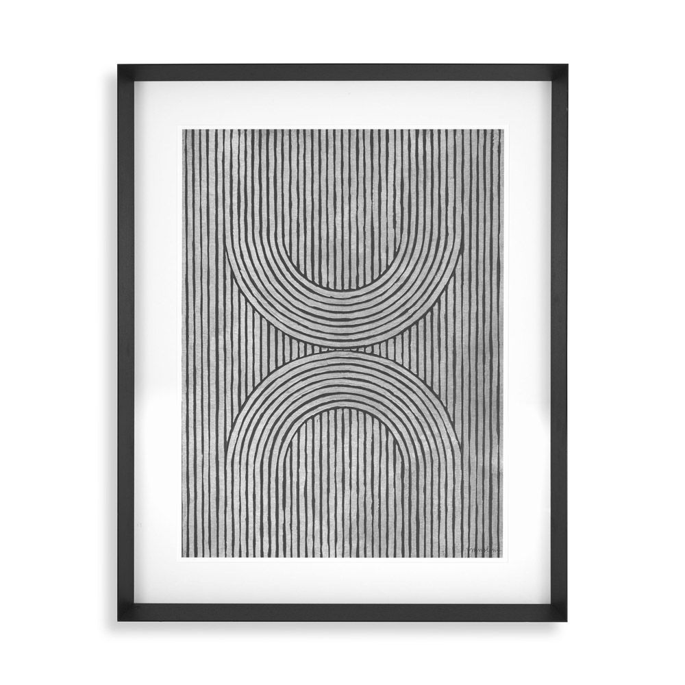 Set of 2 stunning abstract grooves prints
