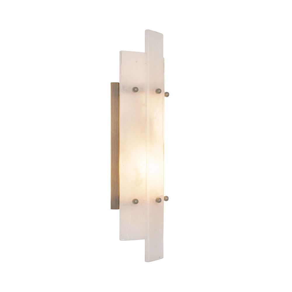 A vintage style wall lamp by Eichholtz with translucent finished plates