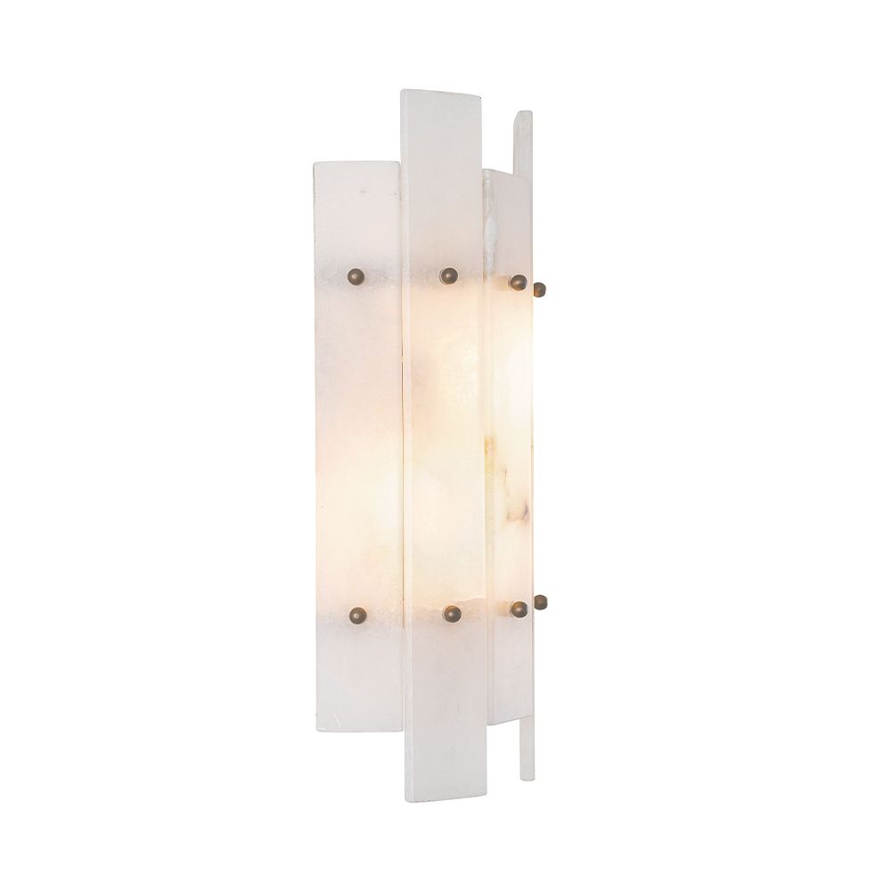 A vintage style wall lamp by Eichholtz with translucent finished plates