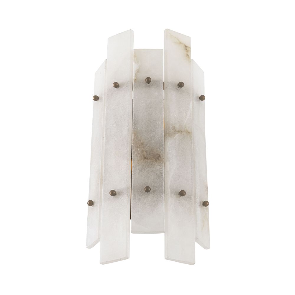 A vintage style wall lamp by Eichholtz with translucent finished plates