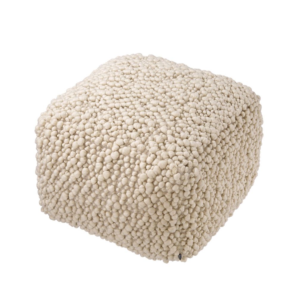 Enchanting and cosy bobble effect pouffe