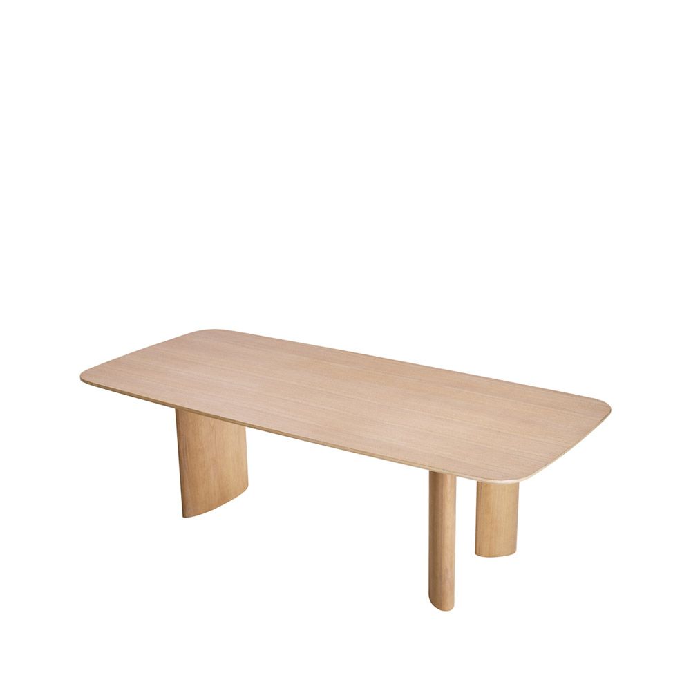 Oak veneer clearance dining table