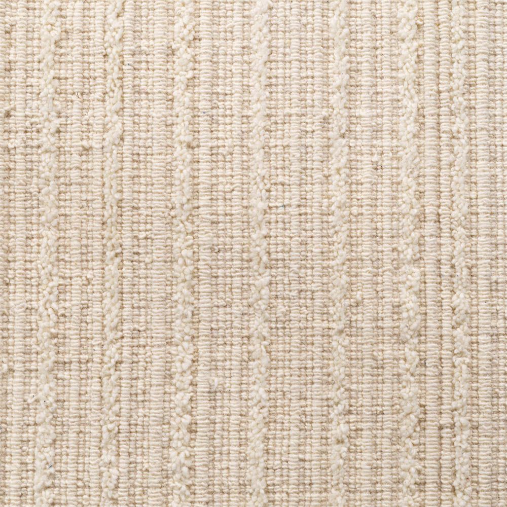 Luxurious ivory hand woven carpet