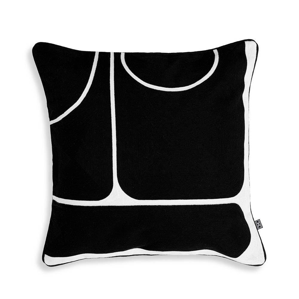 Gorgeously cosy cushion with abstract pattern in a variety of colours