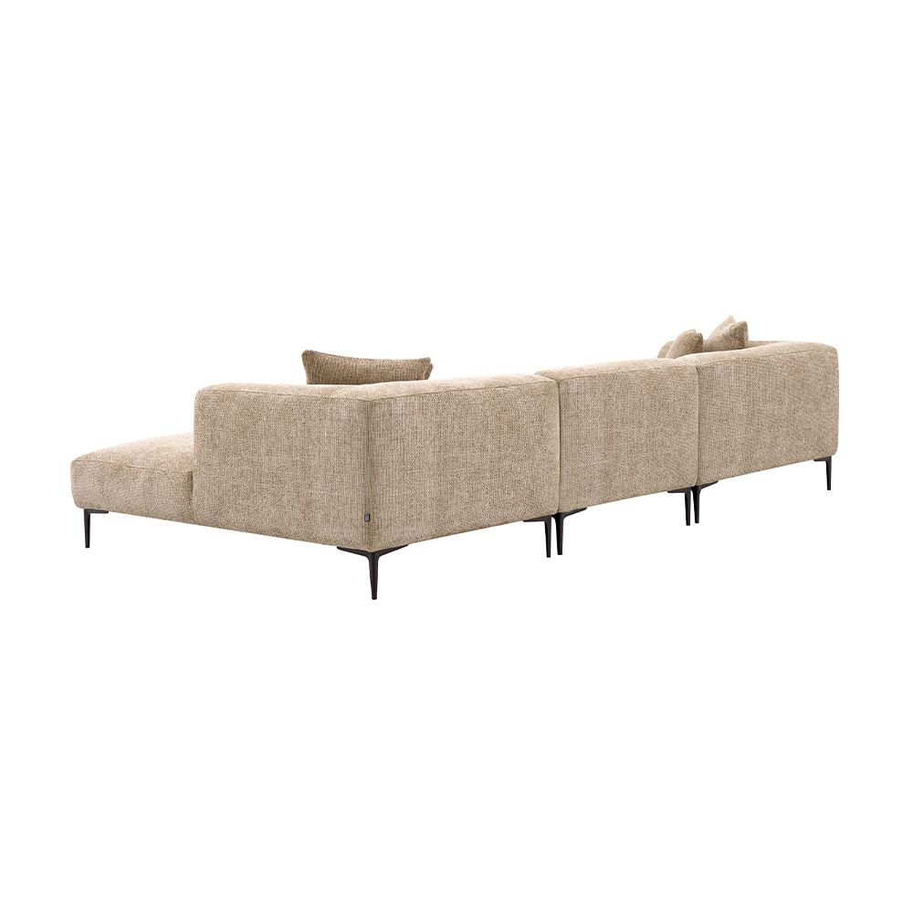 A luxury lounge sofa by Eichholtz with a Lyssa Sand finish 