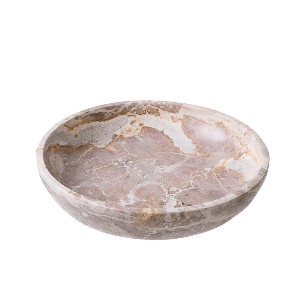elegant brown marble bowl