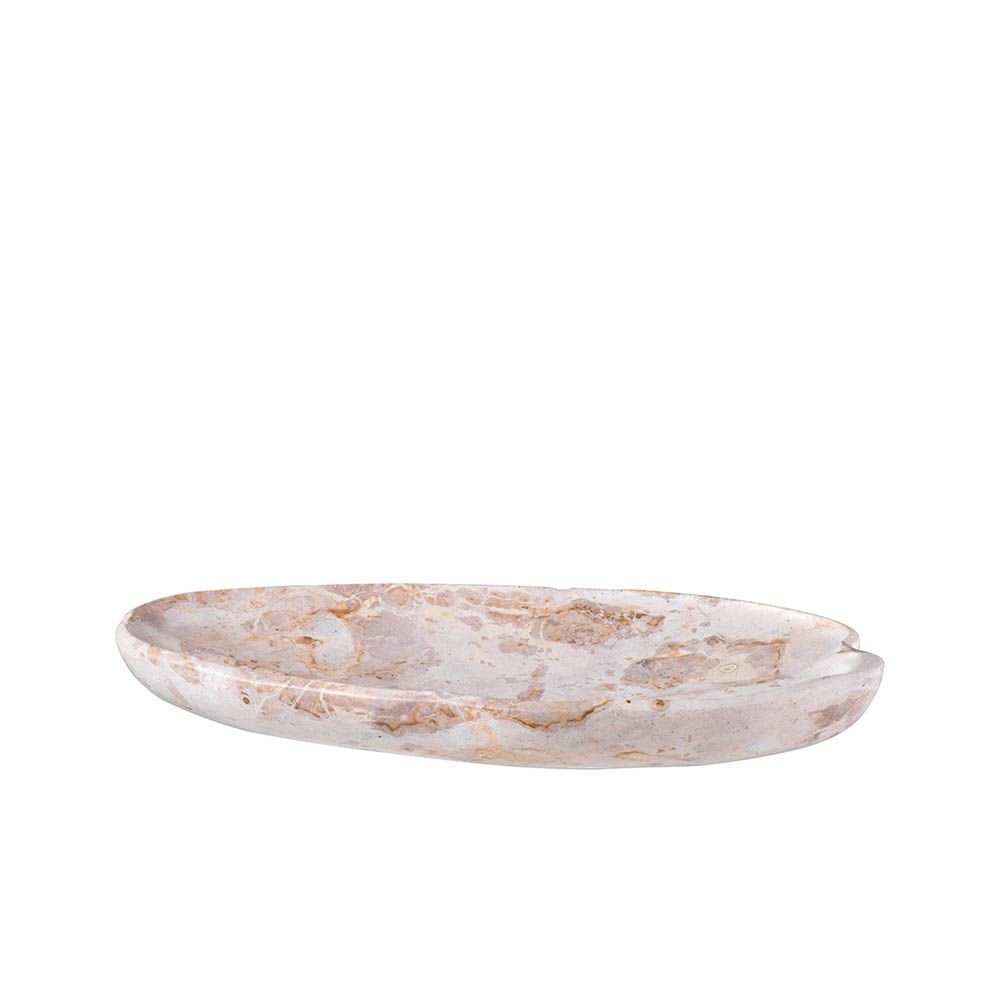 lovely decorative tray in brown marble