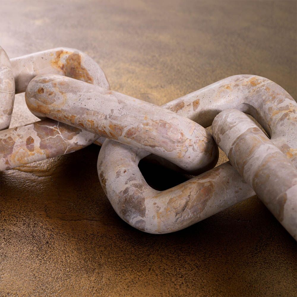 luxurious chainlink marble with brown marbling 