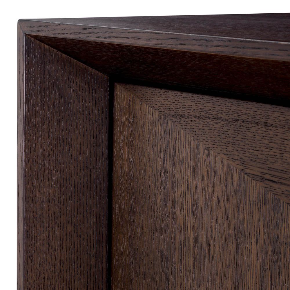 Large 4-drawer mocha dresser