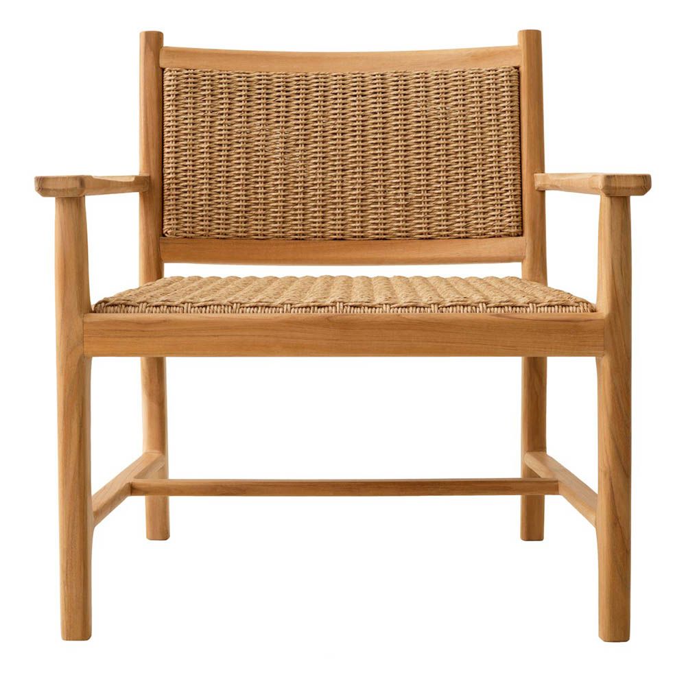 Gorgeous brown natural woven outdoor chair