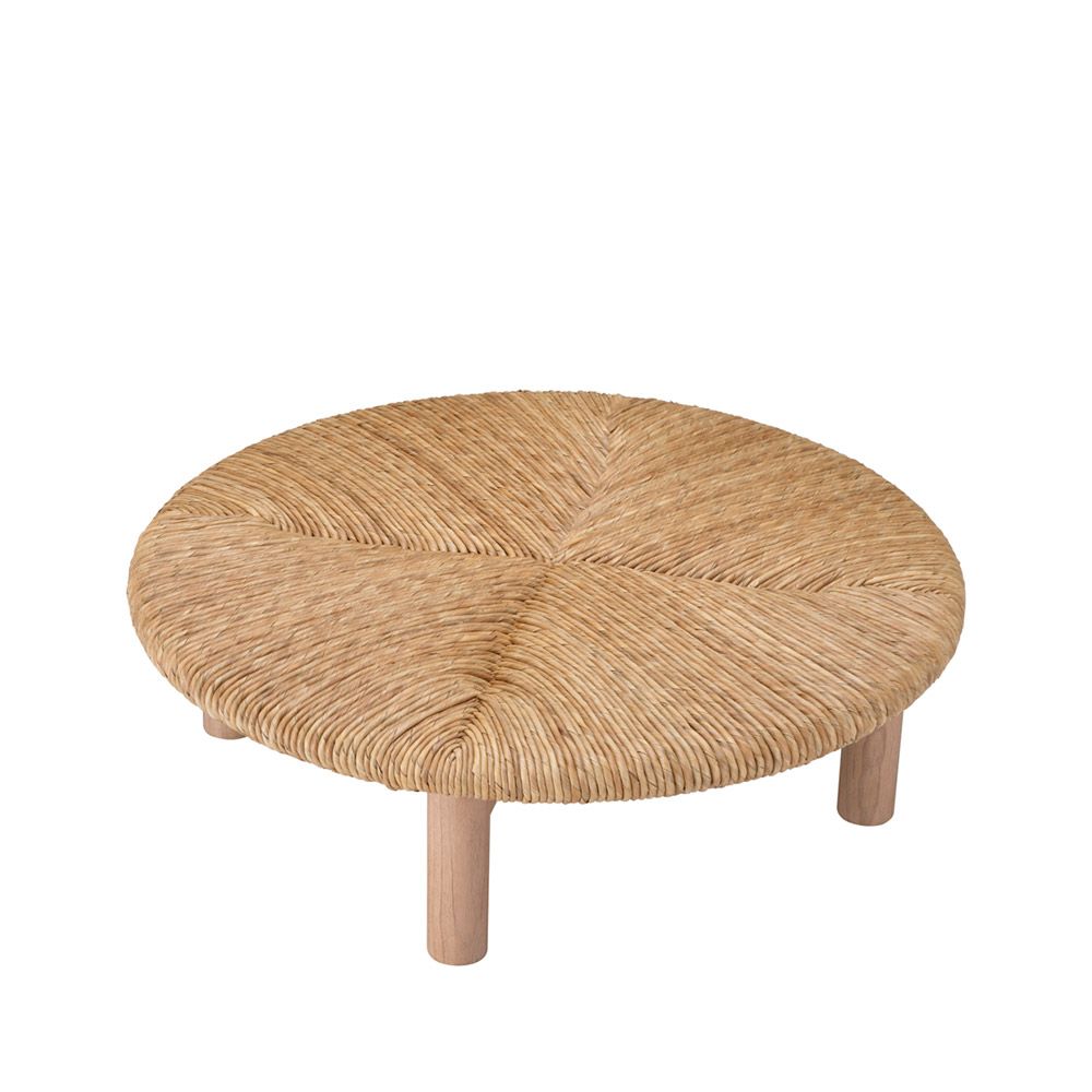 Captivating tropical feel woven coffee table
