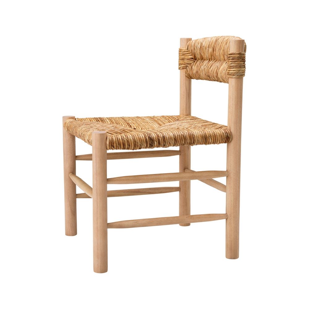 Charming rustic woven seagrass chair